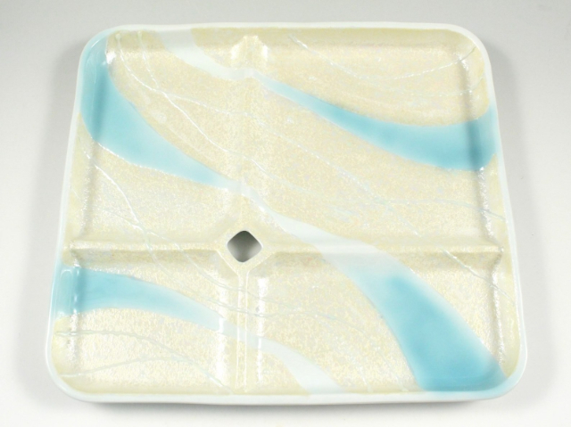 さざ波 One Plate 1+3 with hole【オールインワン仕切りプレート】