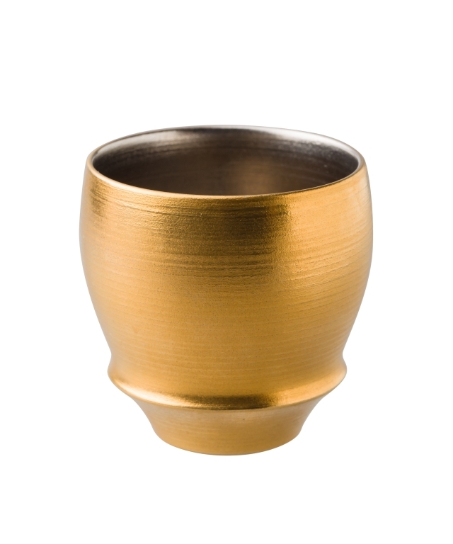 【有田焼 匠の蔵】金閣（丸）　SAKE GLASS