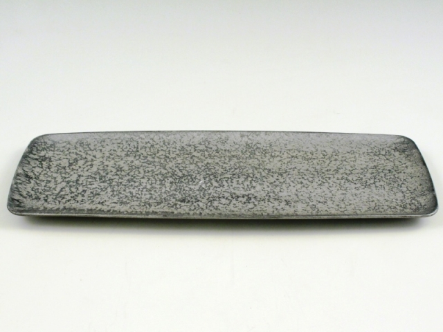 晶雲母銀　さんま皿