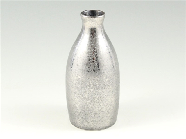 黒柚子銀塗　１合徳利