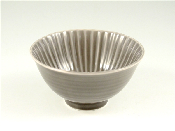 グレーしのぎ茶碗