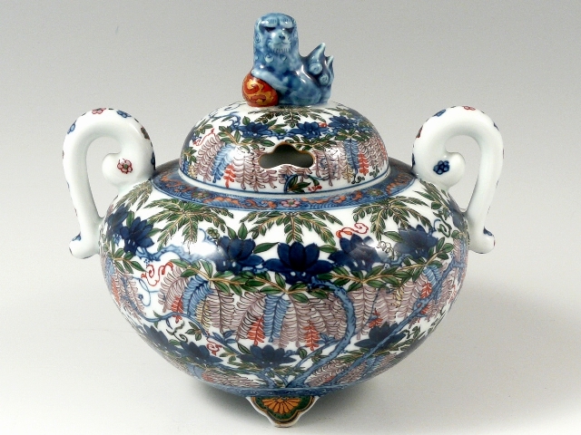 【村上玄輝 作品】松藤図　耳付香炉