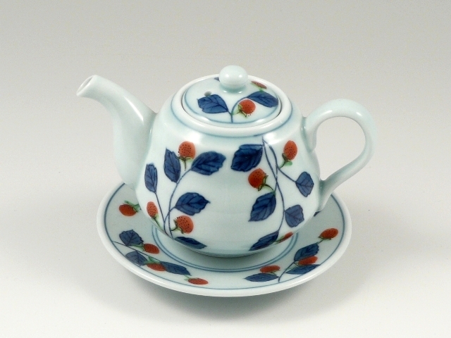 染錦苺(赤)　台付汁次