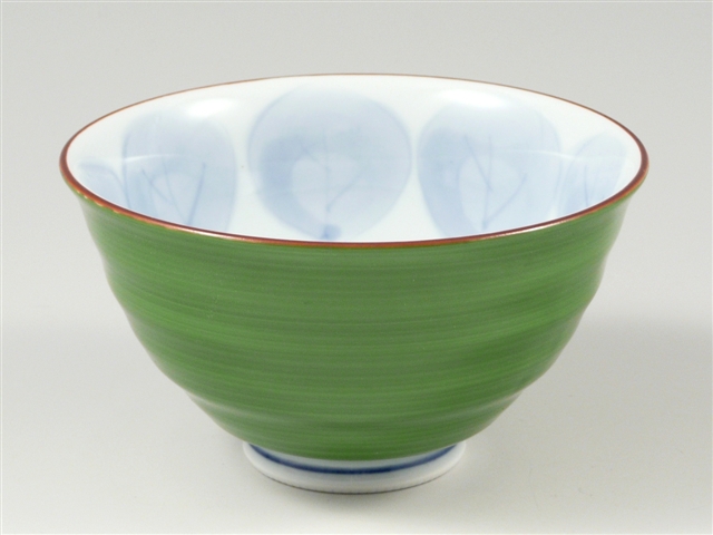木の葉フクロウ　茶碗 大
