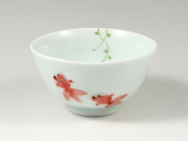 出目金　波渕茶碗 小