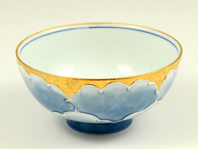 金牡丹　茶碗 大
