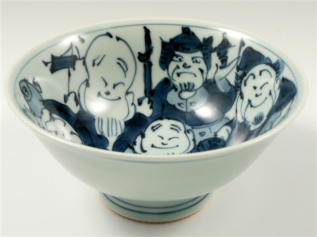 七福神　特大茶碗