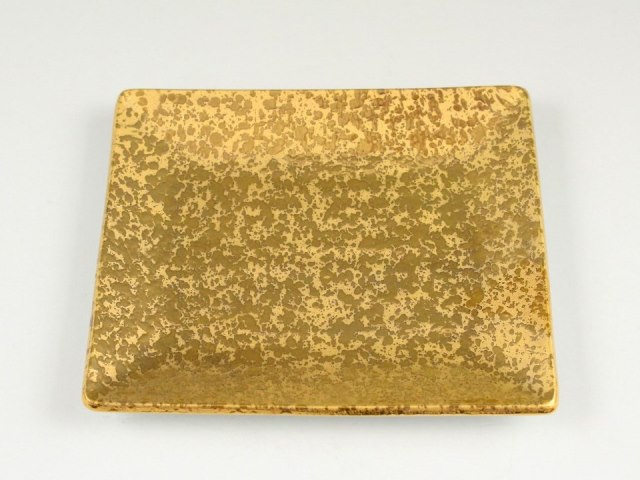 金彩　長角銘々皿