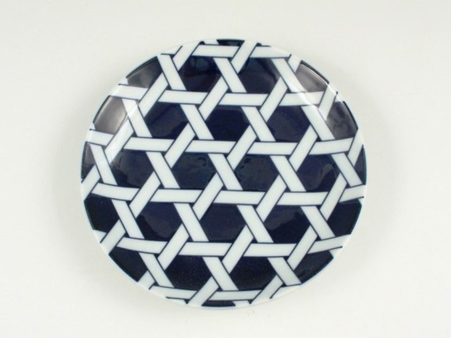 結　籠目　５寸皿