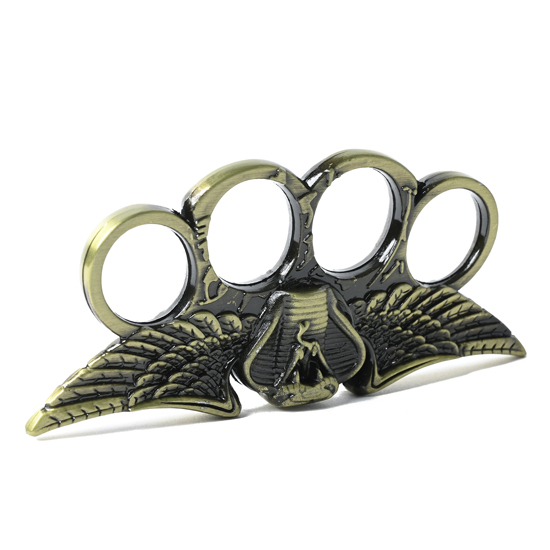 メリケンサック 　ナックルカイザー　ブラスナックル　カイザーナックル　コブラ aj101