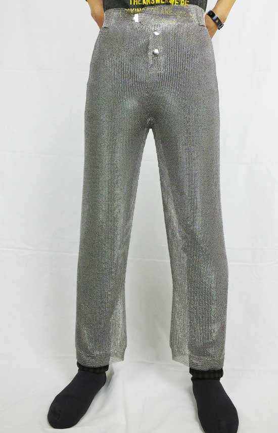 【メッシュズボン ステンレス】4ｍｍ メタルパンツ