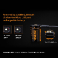 26350マイクロUSBポート付きリチウムイオン電池
