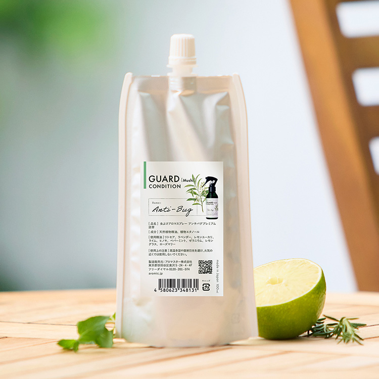 虫除け｜アロマスプレー詰替 100ml アンチバグプレミアム