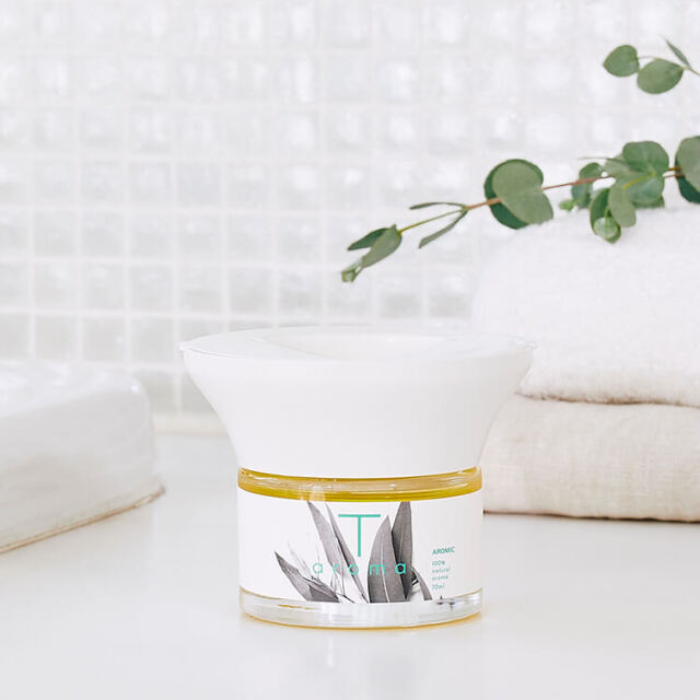 天然アロマ トイレ用 置き型 アロマディフューザー ティーアロマ