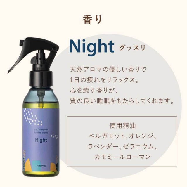 ルーティン アロマスプレー【Night】100ml