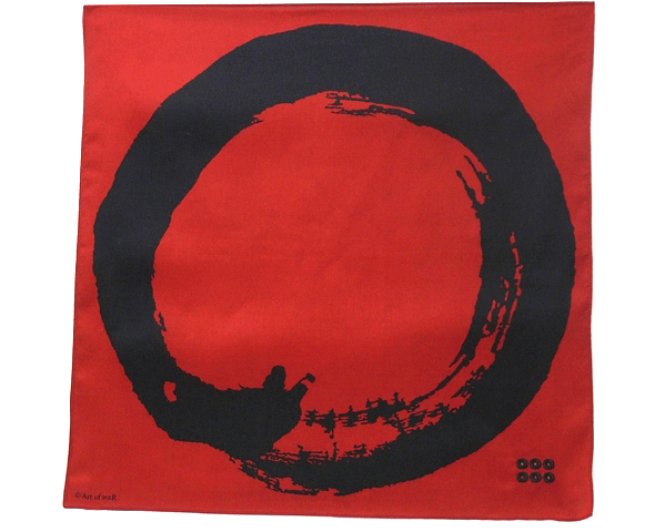【数量限定入荷】円相ハンカチーフ（真田六文銭）  Handkerchief with Samurai family emblem