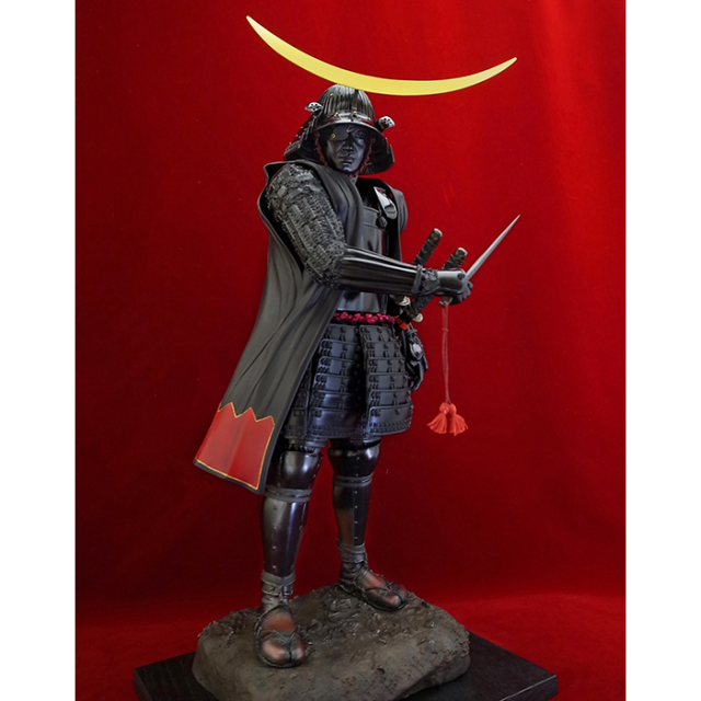伊達政宗 黒漆五枚胴具足 着用・武将像 鎧 甲冑 精巧な鎧姿 五月人形