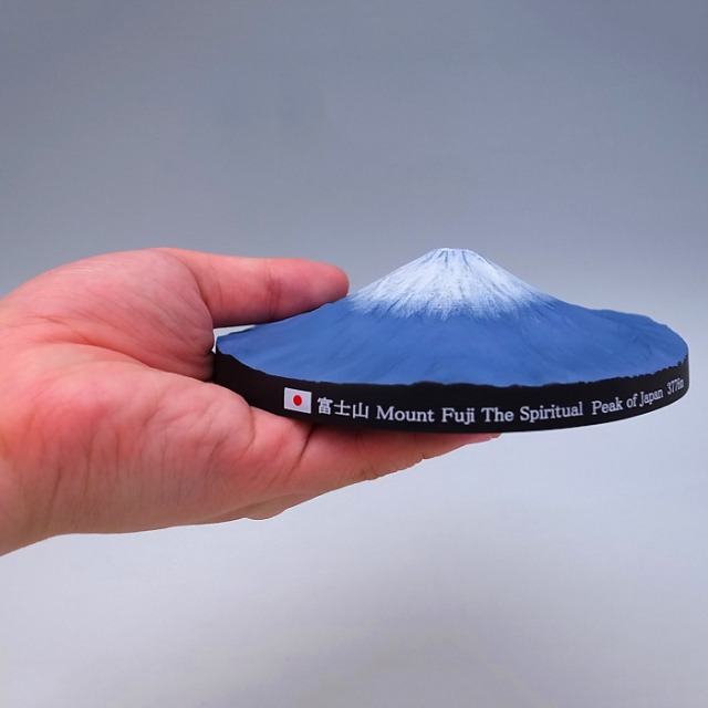 富士山登山記念 富士山360°立体マップ 青富士 平成富嶽三十六景