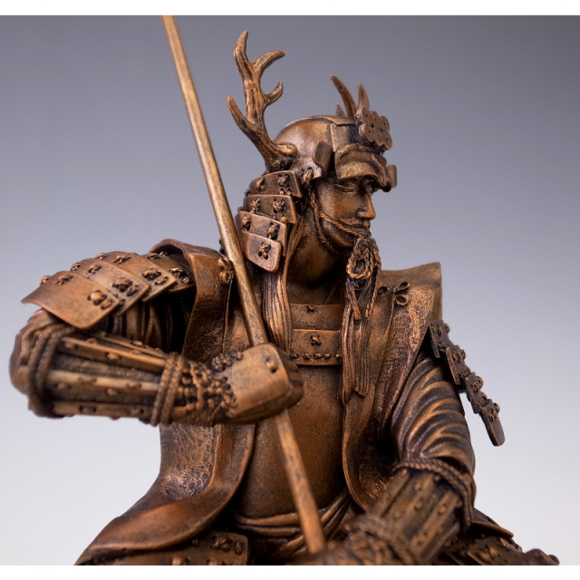 戦国武将像 真田幸村 古色版｜大坂夏の陣 全高32センチ像