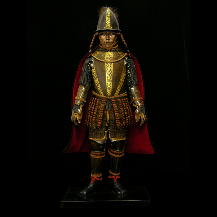 甲冑師　三浦公法作　織田信長　1/4武将像