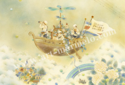 蓮田千尋の原画「Rainbow」