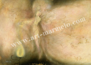 「うしないし夢」牧野鈴子の版画