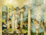 「イーハトーヴ」牧野鈴子の版画