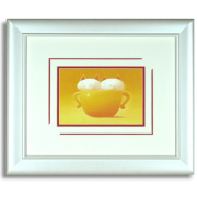 渡辺宏「いつも二人で」額装