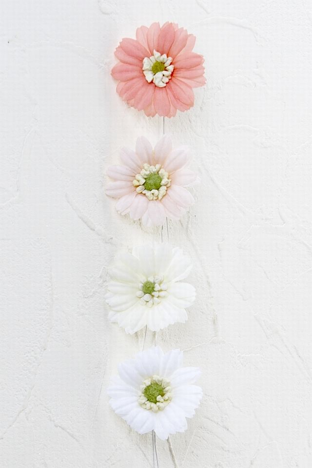 【アートフラワーパーツ・造花・染花・布花】ガーベラ（小）