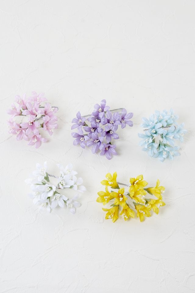 【アートフラワーパーツ・造花・染花・布花】フリージア