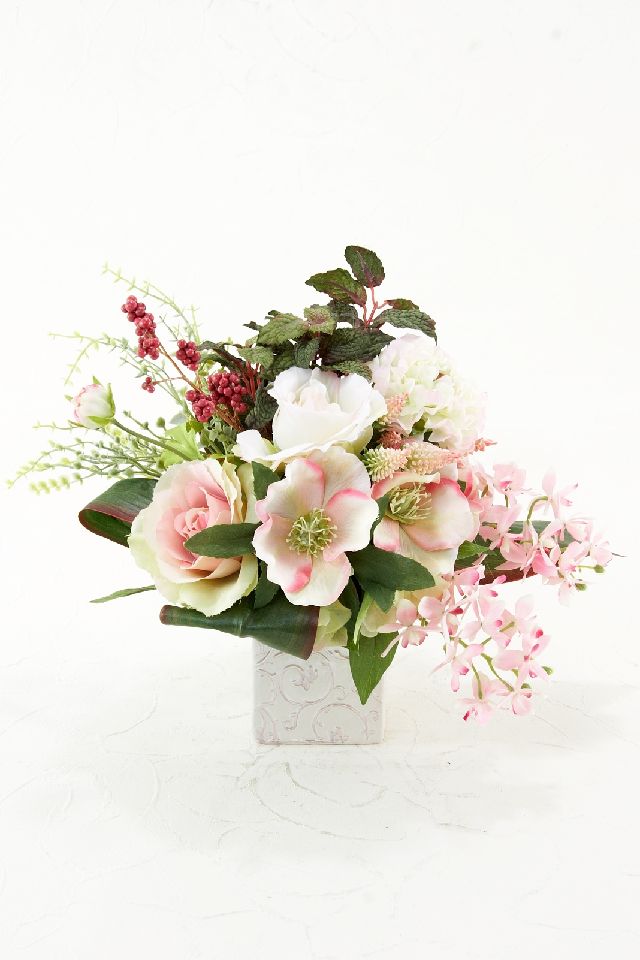 【アーティフィシャルフラワー・アートフラワー・造花アレンジメント】フェアリーガーデン