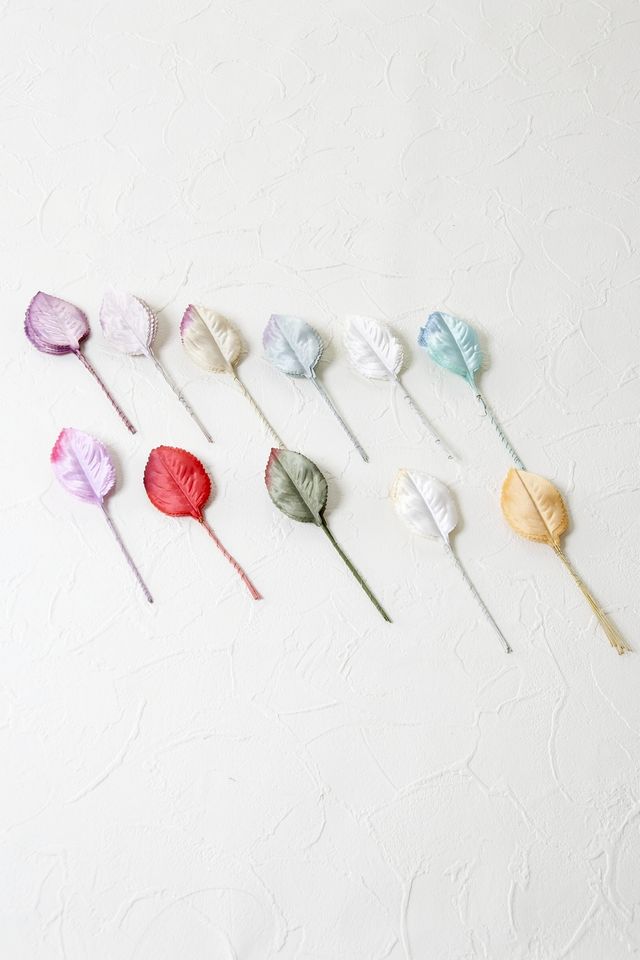 【アートフラワーパーツ・造花・染花・布花】アートリーフ