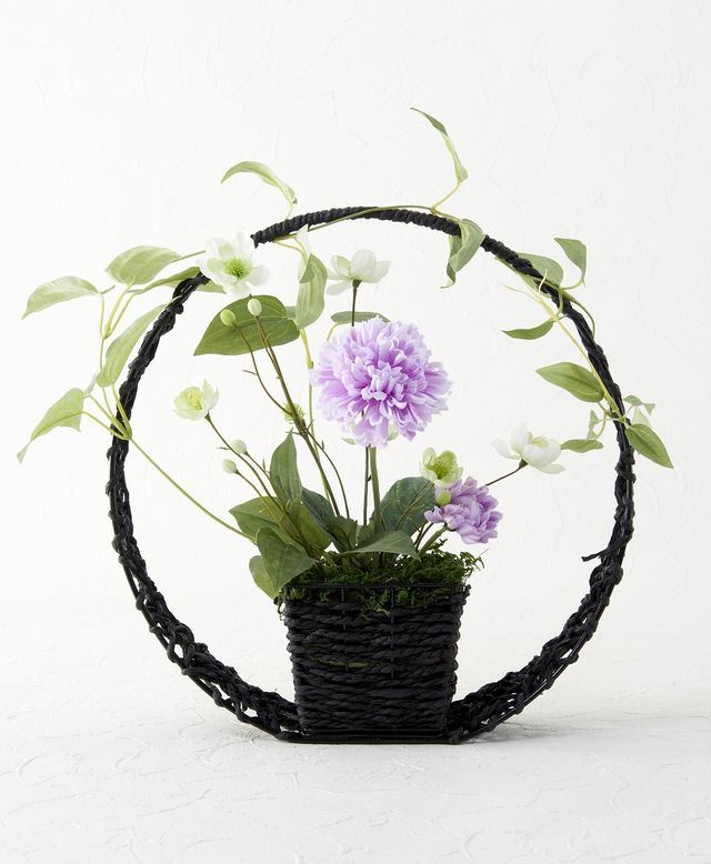 【造花・和モダン・和風アレンジメント】月奈−tukinai