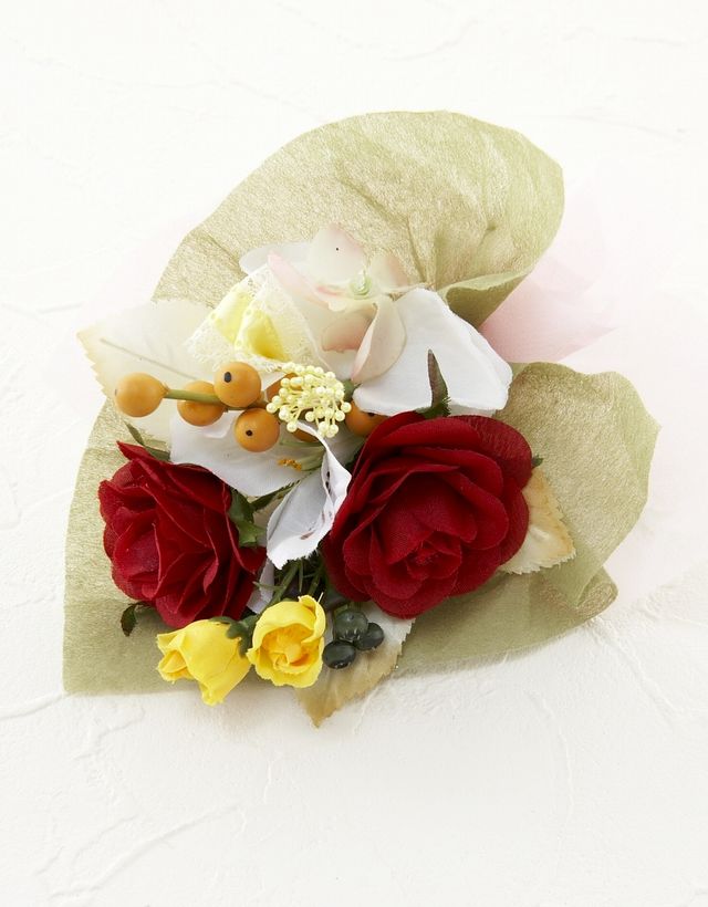 【造花ミニ花束】手のひらブーケ４７