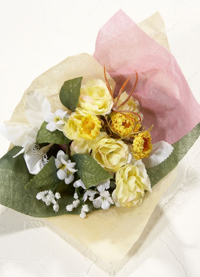 【造花ミニ花束】手のひらブーケ８１