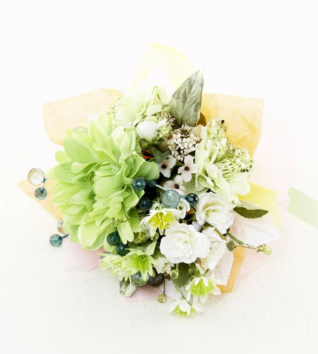 造花・アーティフィシャルフラワー花束＆トスブーケ】ローズ