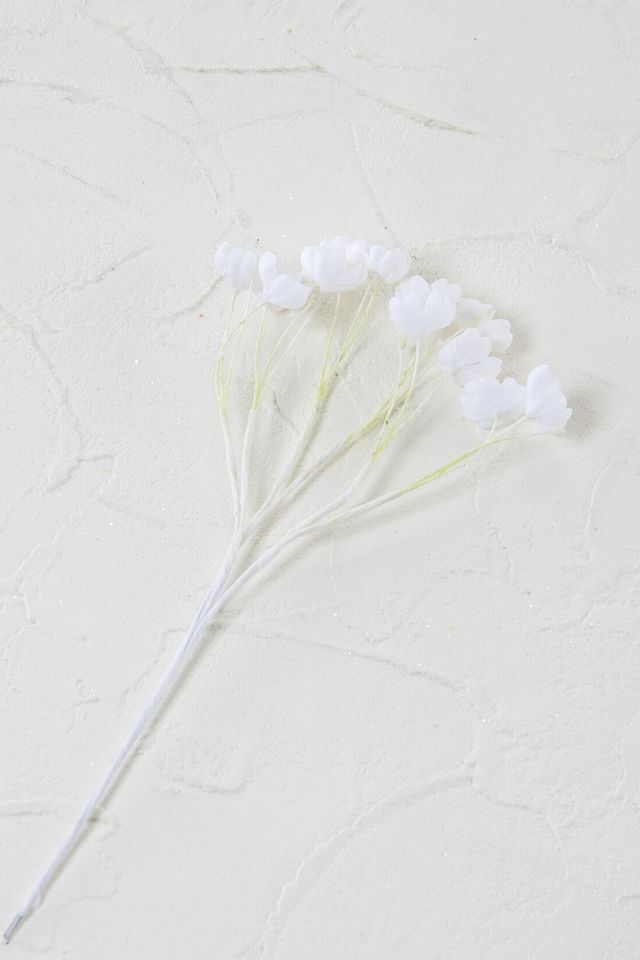 ♦️【最終価格】64　深雪　アートフラワー　差し込み式　かすみ草　小　針付 アートフラワーパーツ・造花・染花・布花】カスミソウ（かすみ草