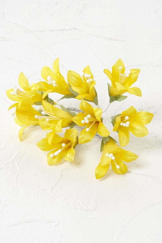 【アートフラワーパーツ・造花・染花・布花】フリージア