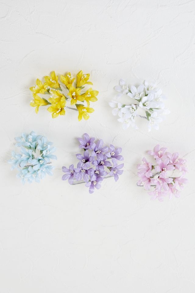 【アートフラワーパーツ・造花・染花・布花】フリージア