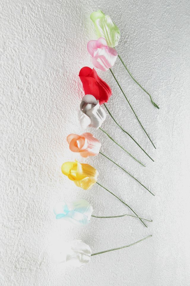 【アートフラワーパーツ・造花・染花・布花】リトルチューリップ