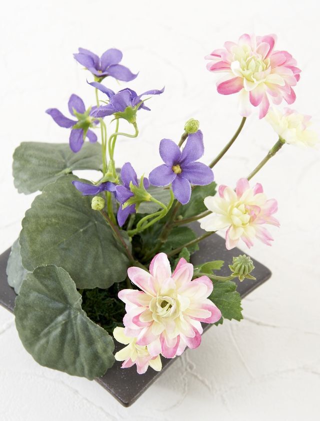 【造花・和風・四方見アレンジメント】咲希−さき−