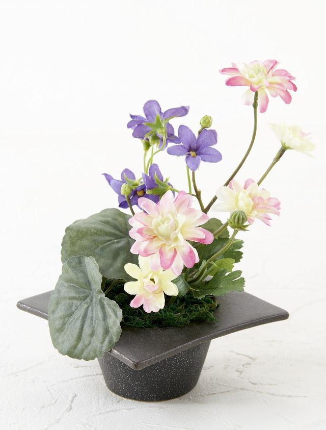 【造花・和風・四方見アレンジメント】咲希−さき−