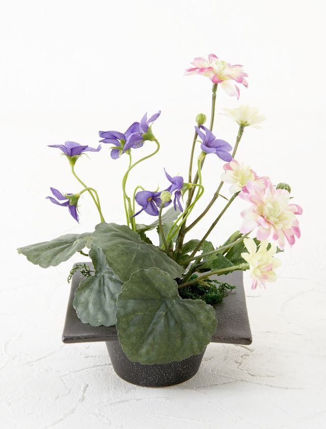 【造花・和風・四方見アレンジメント】咲希−さき−