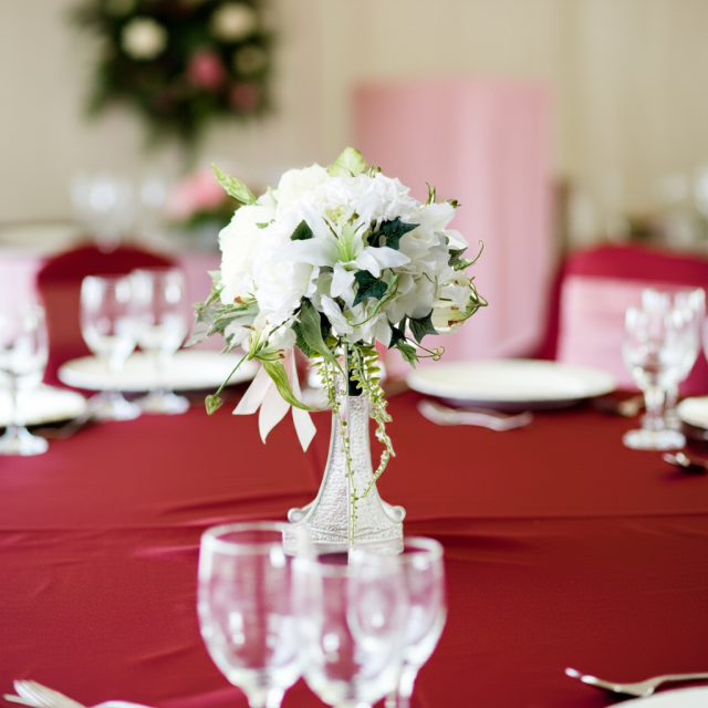 【アーティフィシャルフラワー　インテリアブーケアレンジ】ワイヤースタンドブーケ風アレンジメント/ブーケ・アリア（スタンド付き）