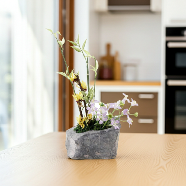 【造花・和モダン・和風アレンジメント】春暖