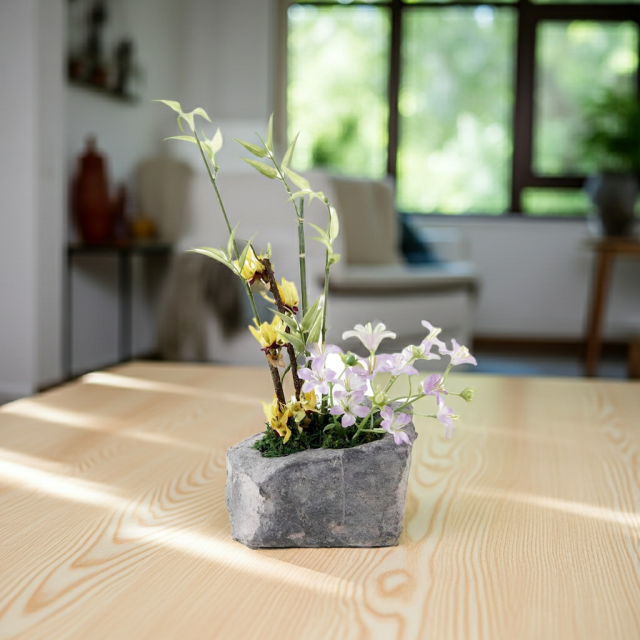 【造花・和モダン・和風アレンジメント】春暖