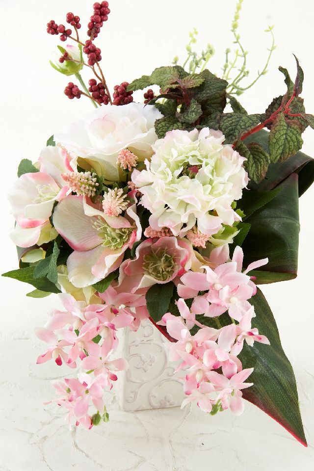 【アーティフィシャルフラワー・アートフラワー・造花アレンジメント】フェアリーガーデン