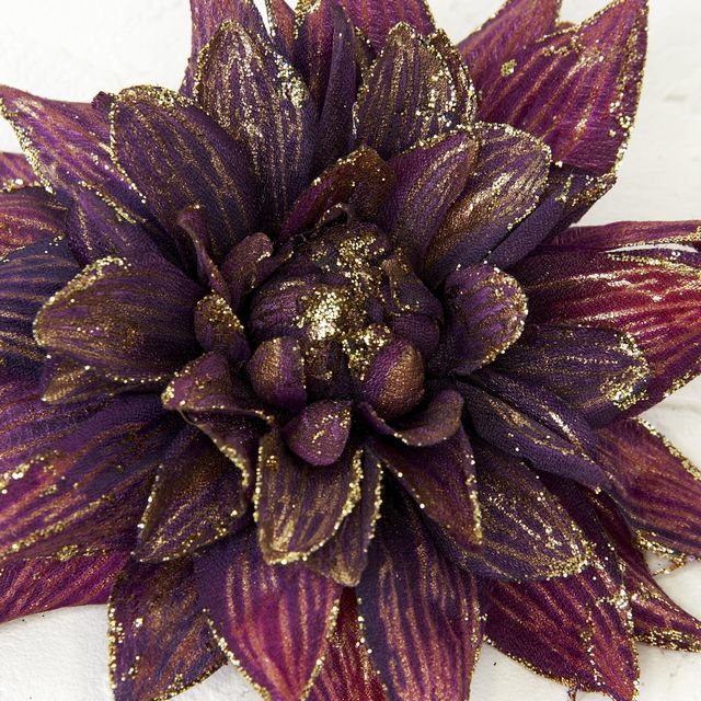 【コサージュ＆髪飾り・2WAYタイプ】セフィールダリア／パープル