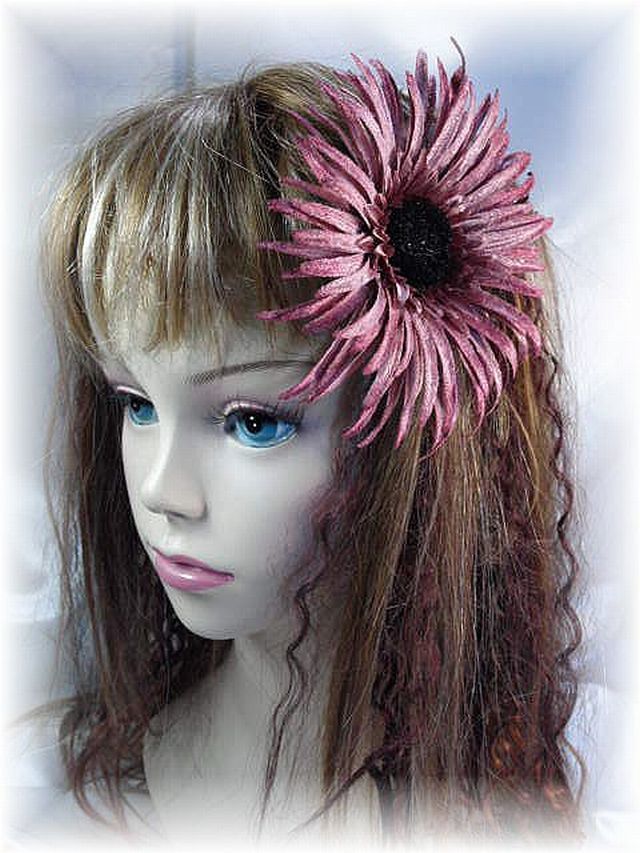 【コサージュ＆髪飾り・2WAYタイプ】ヌーベルガーベラ/シャインピンク