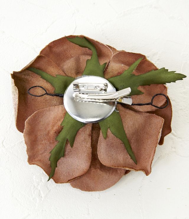 コサージュ＆髪飾り・2WAYタイプ】タンブルローズ/ゴールド